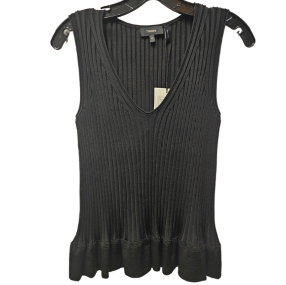 NWT Theory | Ribbed Knit Tank Top - Picture 1 of 6